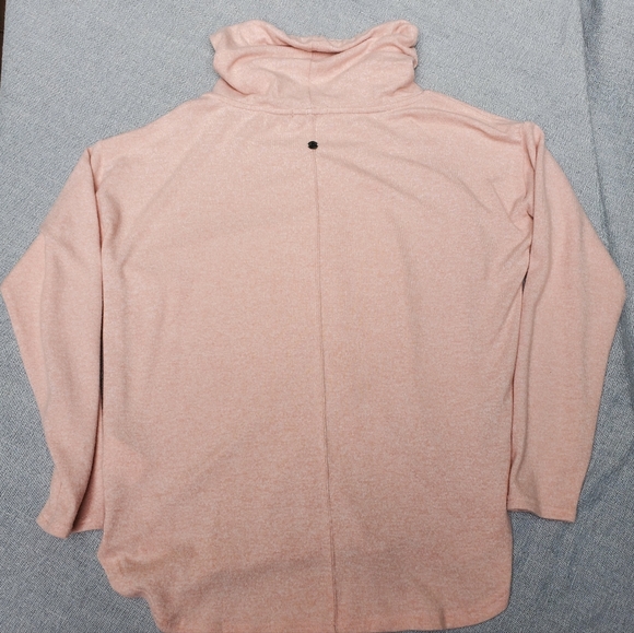 Prana Pink Cowl Neck Sweater XL - Picture 7 of 11